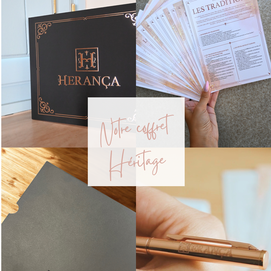 Coffret cadeau Herança pour transmettre ses valeurs à ses enfants