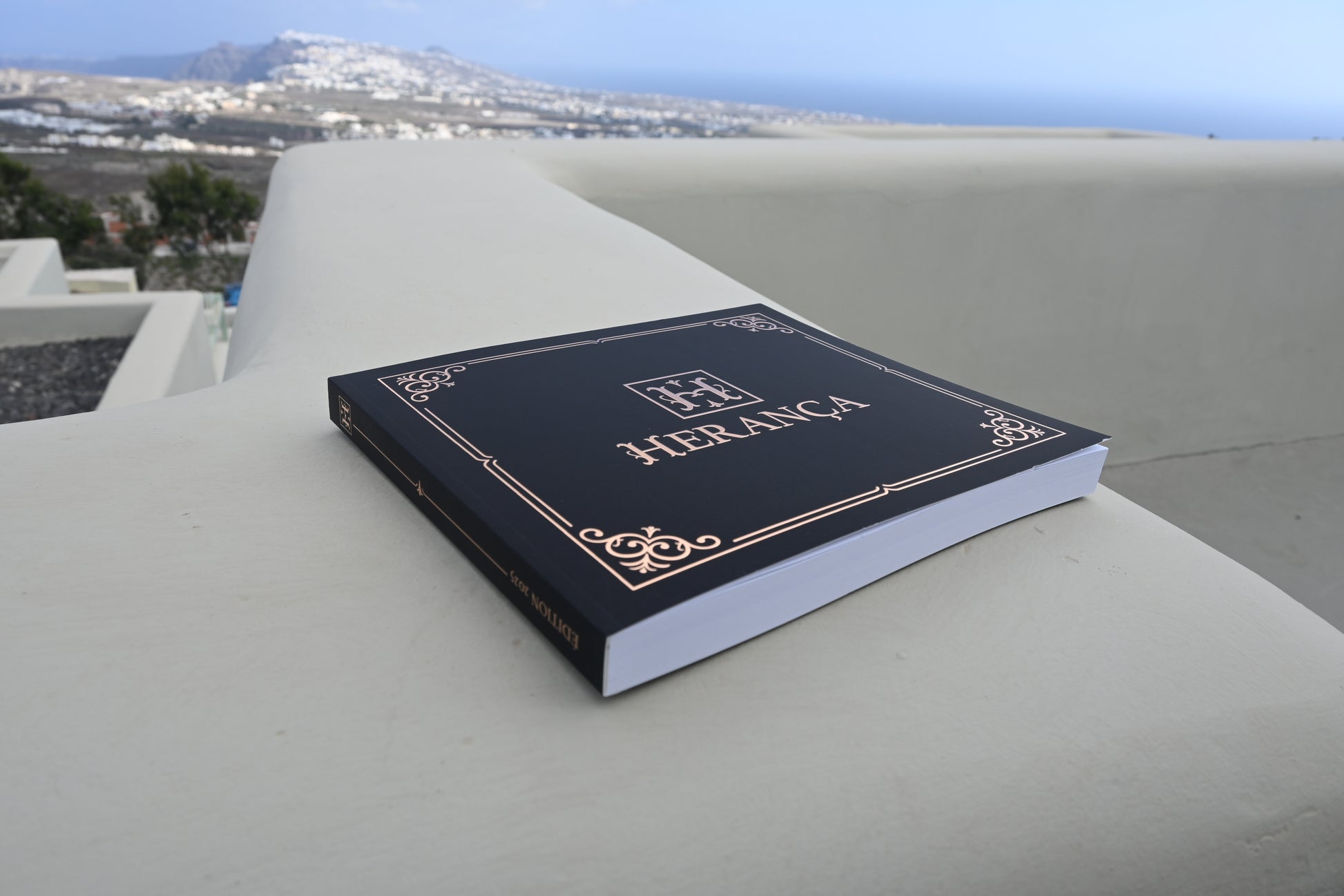 Carnet de transmission Herança avec pages d’écriture premium